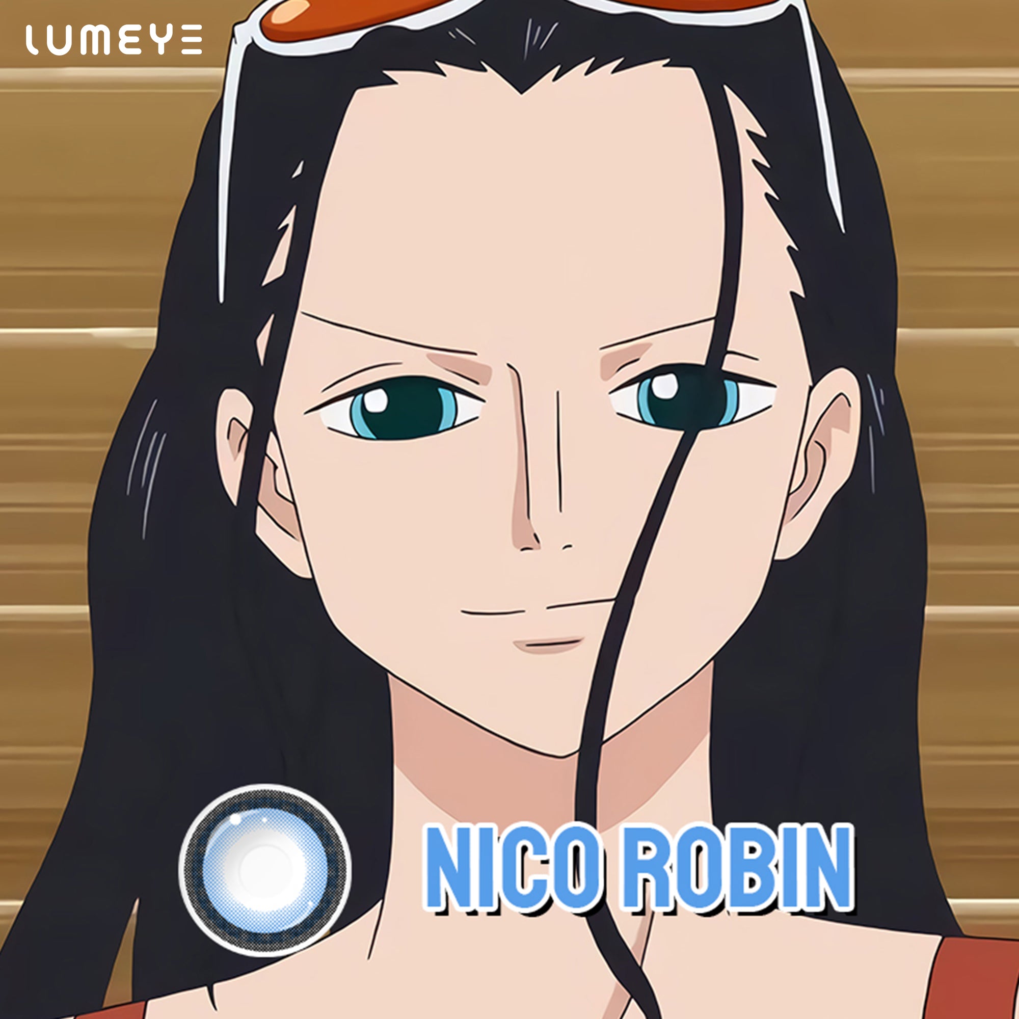 Best COLORED CONTACTS - One Piece - LUMEYE Nico Robin Colored Contact Lenses - LUMEYE