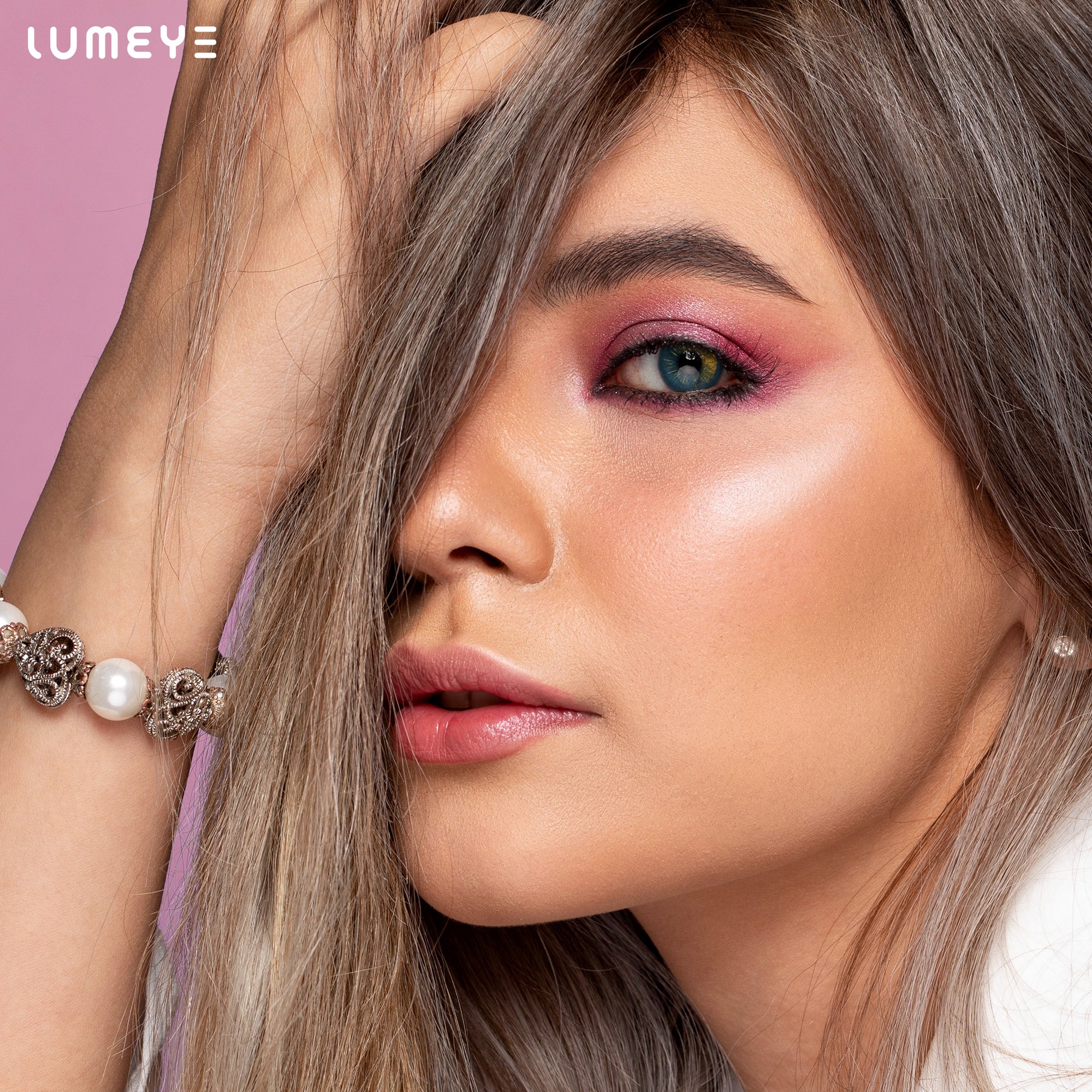 Best COLORED CONTACTS - LUMEYE Psycho Blue Colored Contact Lenses - LUMEYE