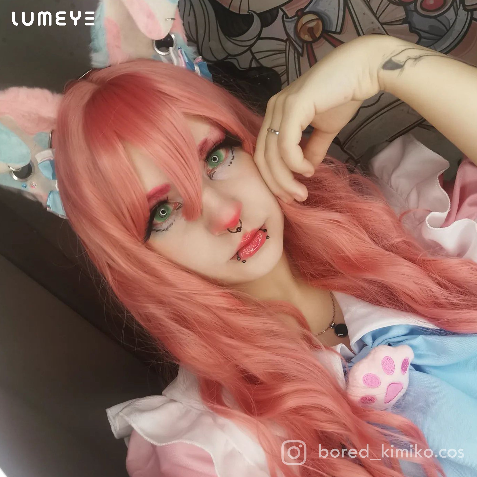 Best COLORED CONTACTS - LUMEYE Pure Green Colored Contact Lenses - LUMEYE