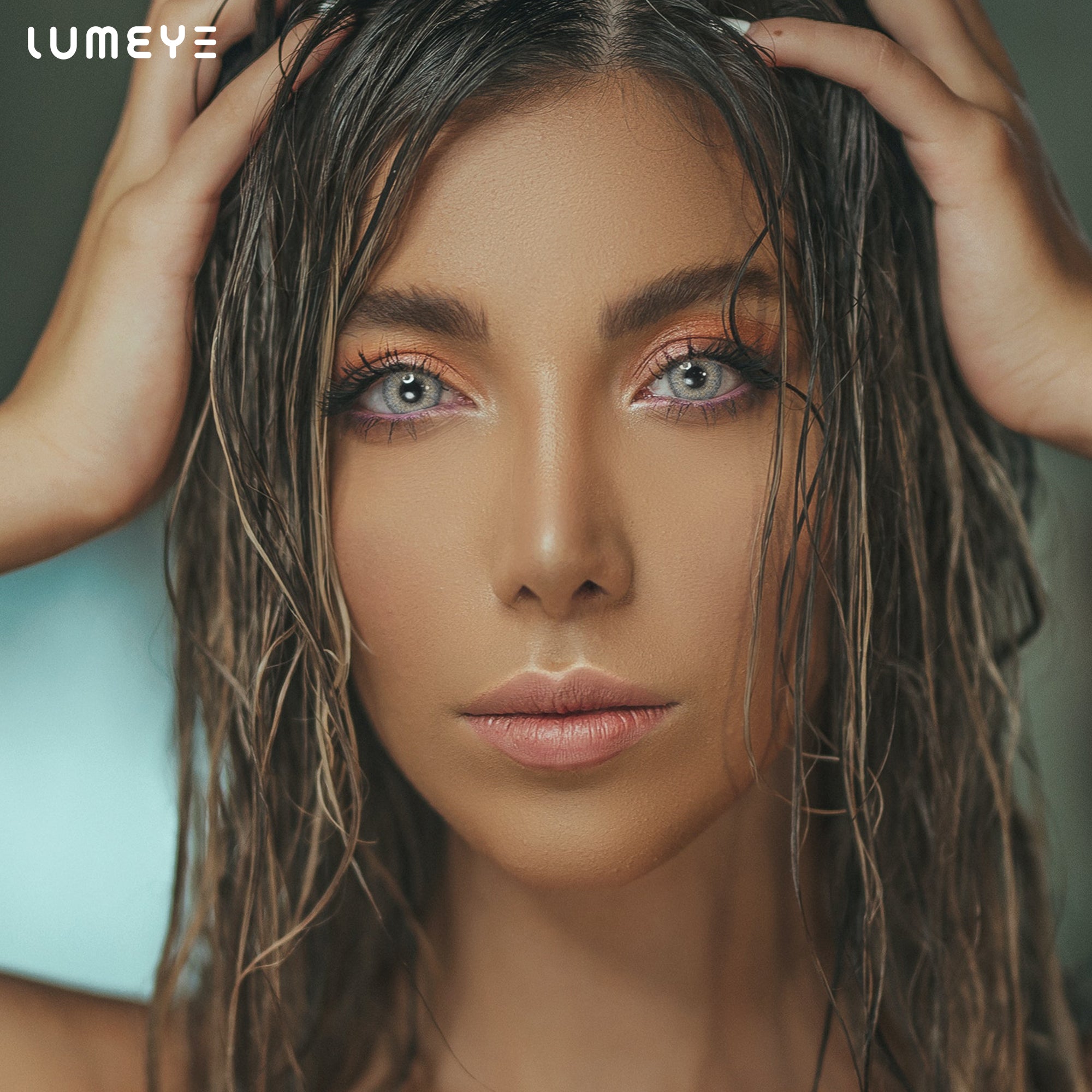 Best COLORED CONTACTS - LUMEYE Queen Gray Colored Contact Lenses - LUMEYE