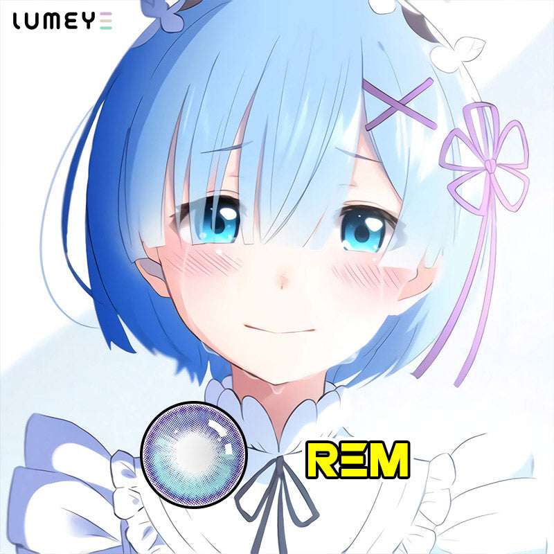 Best COLORED CONTACTS - Re:Zero kara Hajimeru Isekai Seikatsu - LUMEYE Rem Colored Contact Lenses - LUMEYE