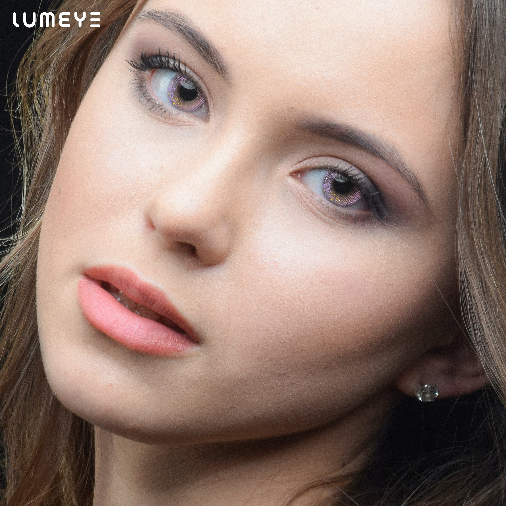 Best COLORED CONTACTS - LUMEYE Roaming Purple Colored Contact Lenses - LUMEYE