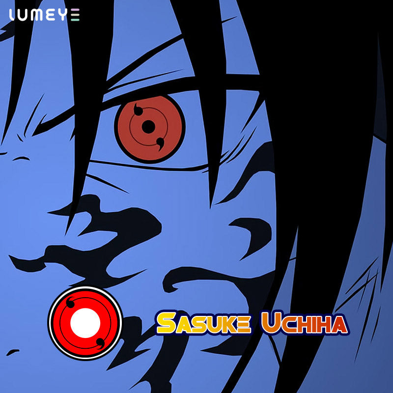 Best COLORED CONTACTS - Naruto - LUMEYE Sharingan Two Tomoe Red Colored Contact Lenses - LUMEYE