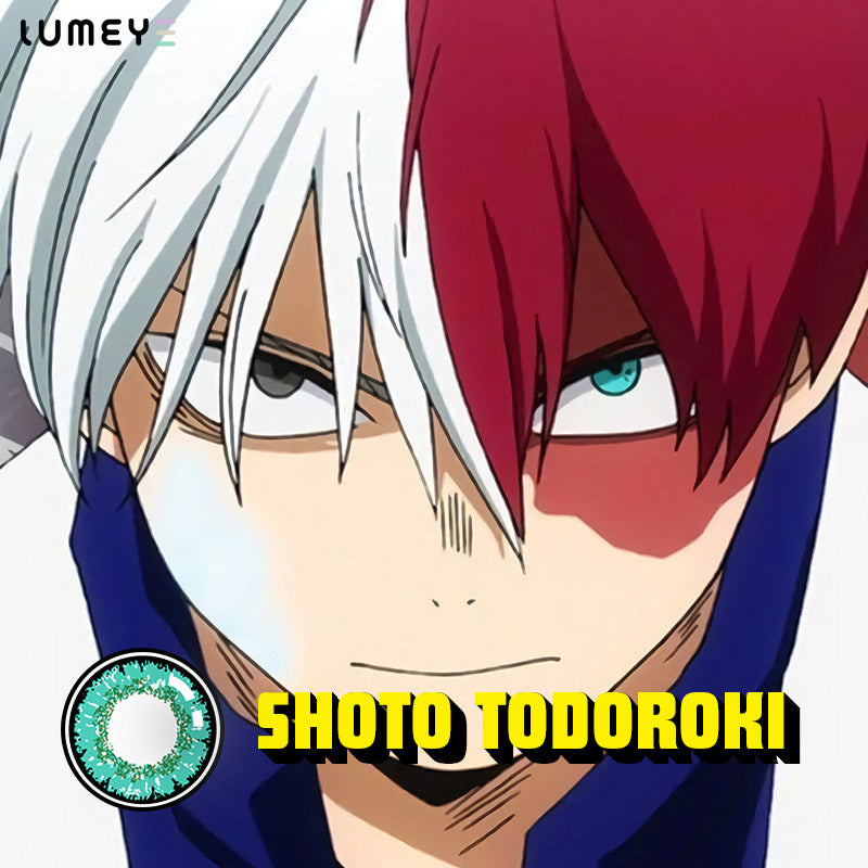 Best COLORED CONTACTS - My Hero Academia - LUMEYE Shoto Todoroki Colored Contact Lenses - LUMEYE