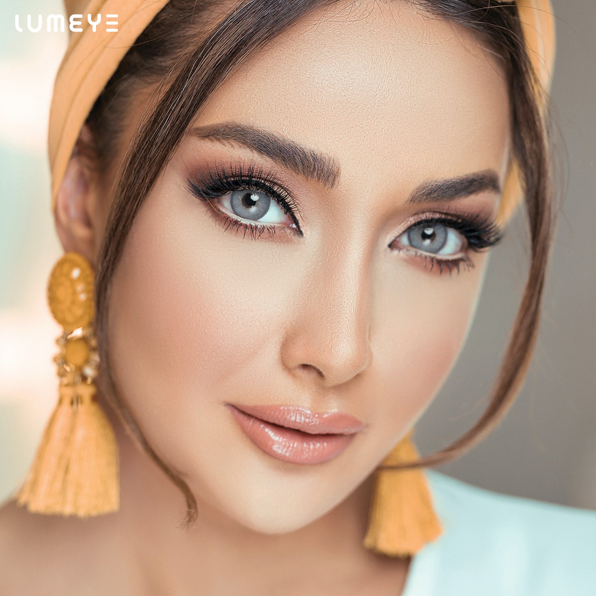 Best COLORED CONTACTS - LUMEYE Silent Ocean Blue Colored Contact Lenses - LUMEYE