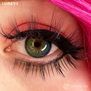 Best COLORED CONTACTS - LUMEYE Soda Blue Colored Contact Lenses - LUMEYE