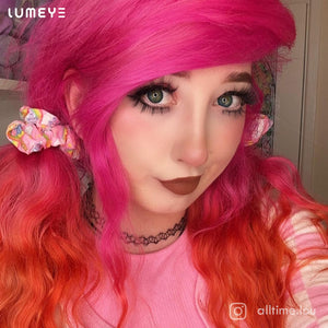 Best COLORED CONTACTS - LUMEYE Soda Blue Colored Contact Lenses - LUMEYE