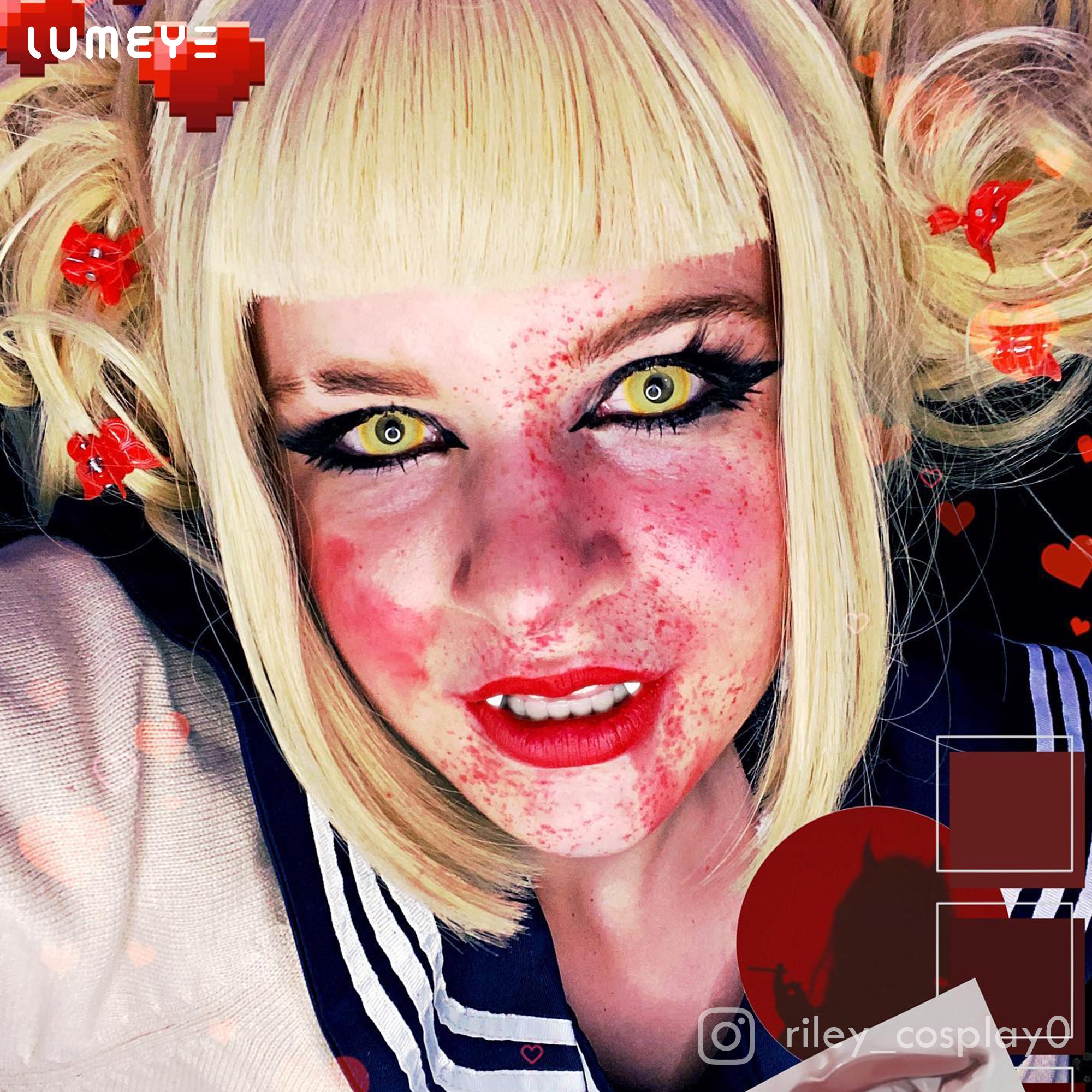 Best COLORED CONTACTS - LUMEYE Soul Reaping Yellow Colored Contact Lenses - LUMEYE