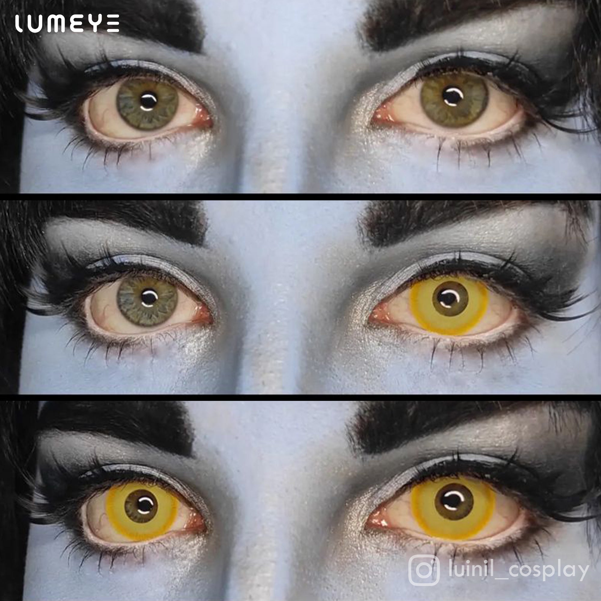 Best COLORED CONTACTS - LUMEYE Soul Reaping Yellow Colored Contact Lenses - LUMEYE