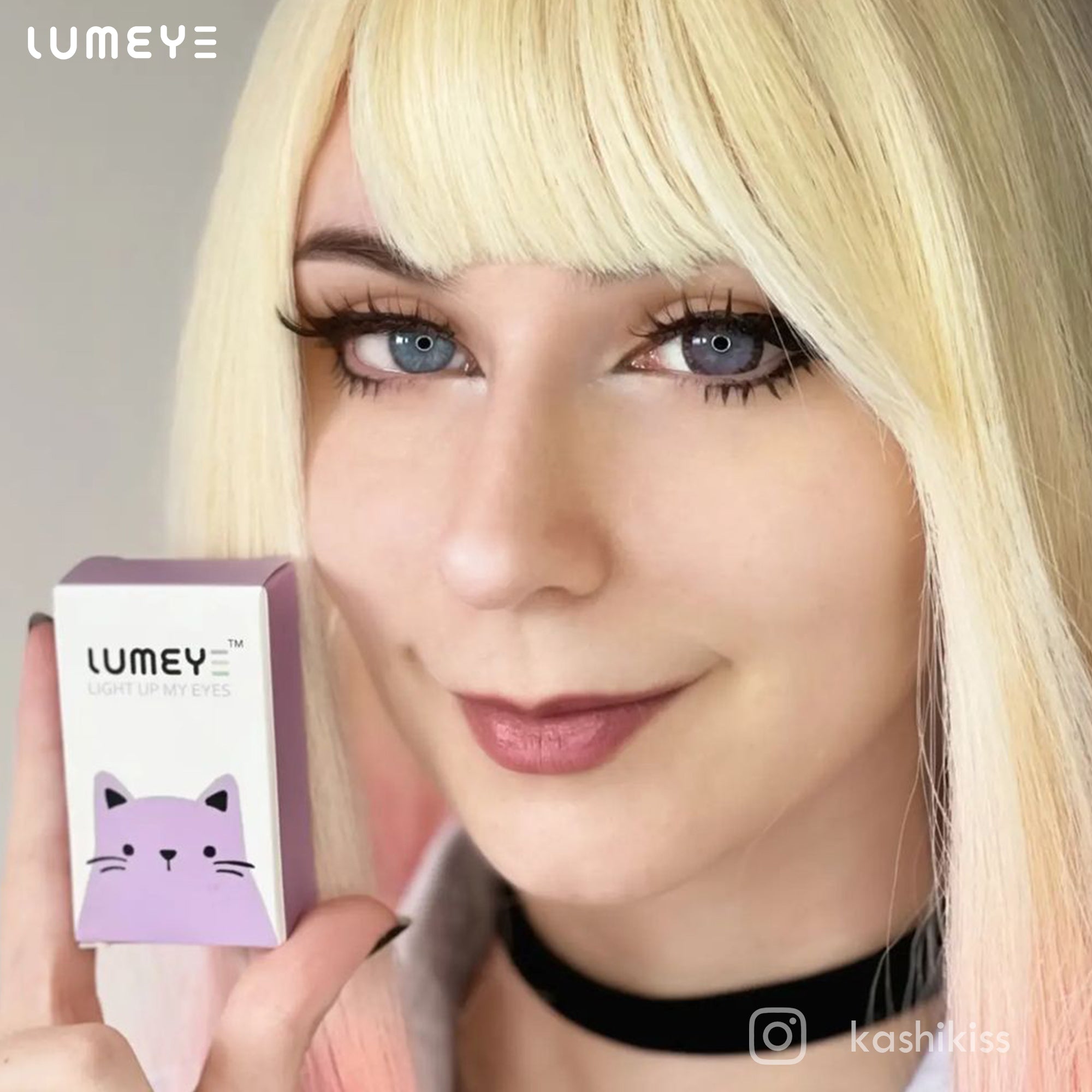 Best COLORED CONTACTS - LUMEYE Tequila Pink Colored Contact Lenses - LUMEYE