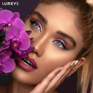 Best COLORED CONTACTS - LUMEYE Tequila Pink Colored Contact Lenses - LUMEYE