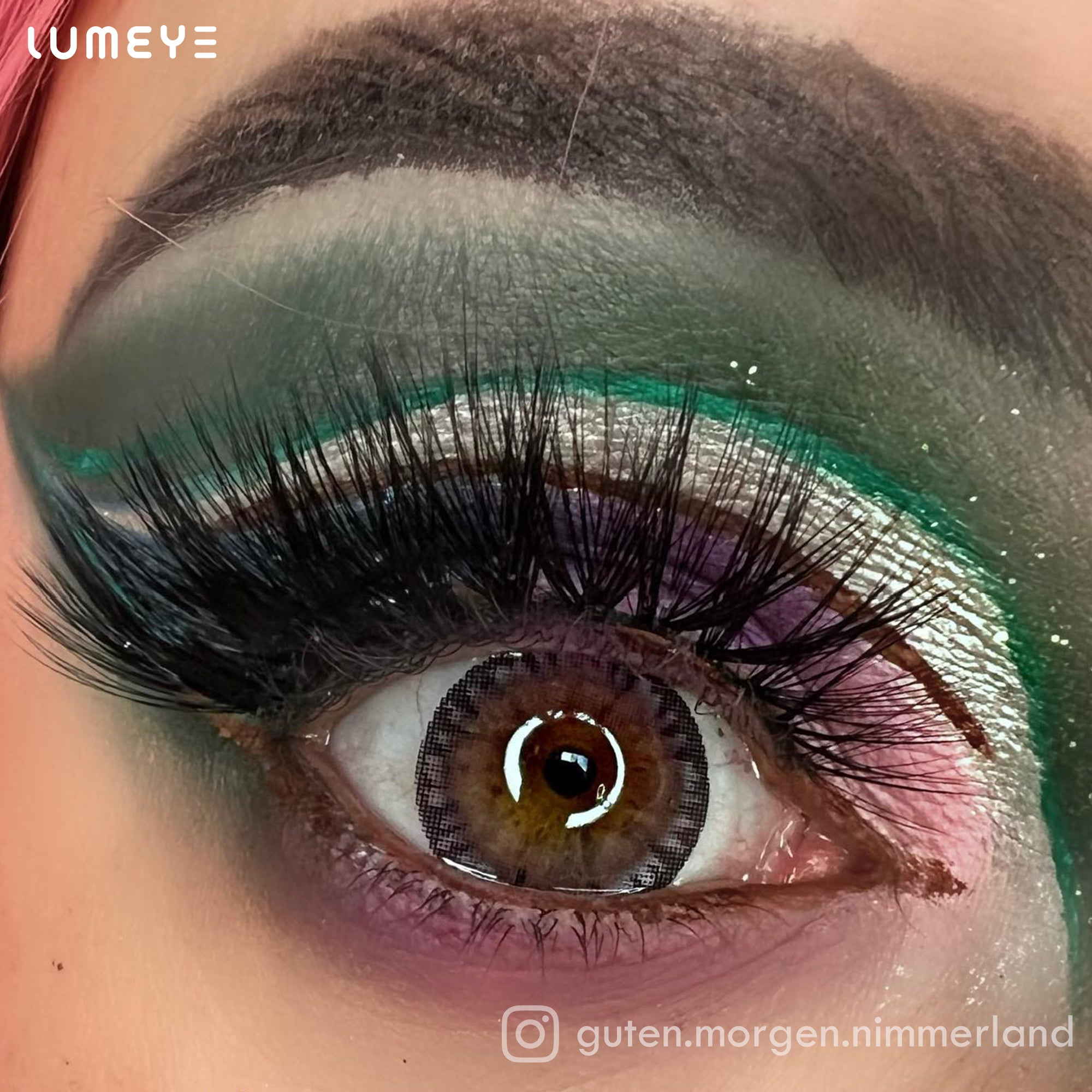 Best COLORED CONTACTS - LUMEYE Tequila Pink Colored Contact Lenses - LUMEYE