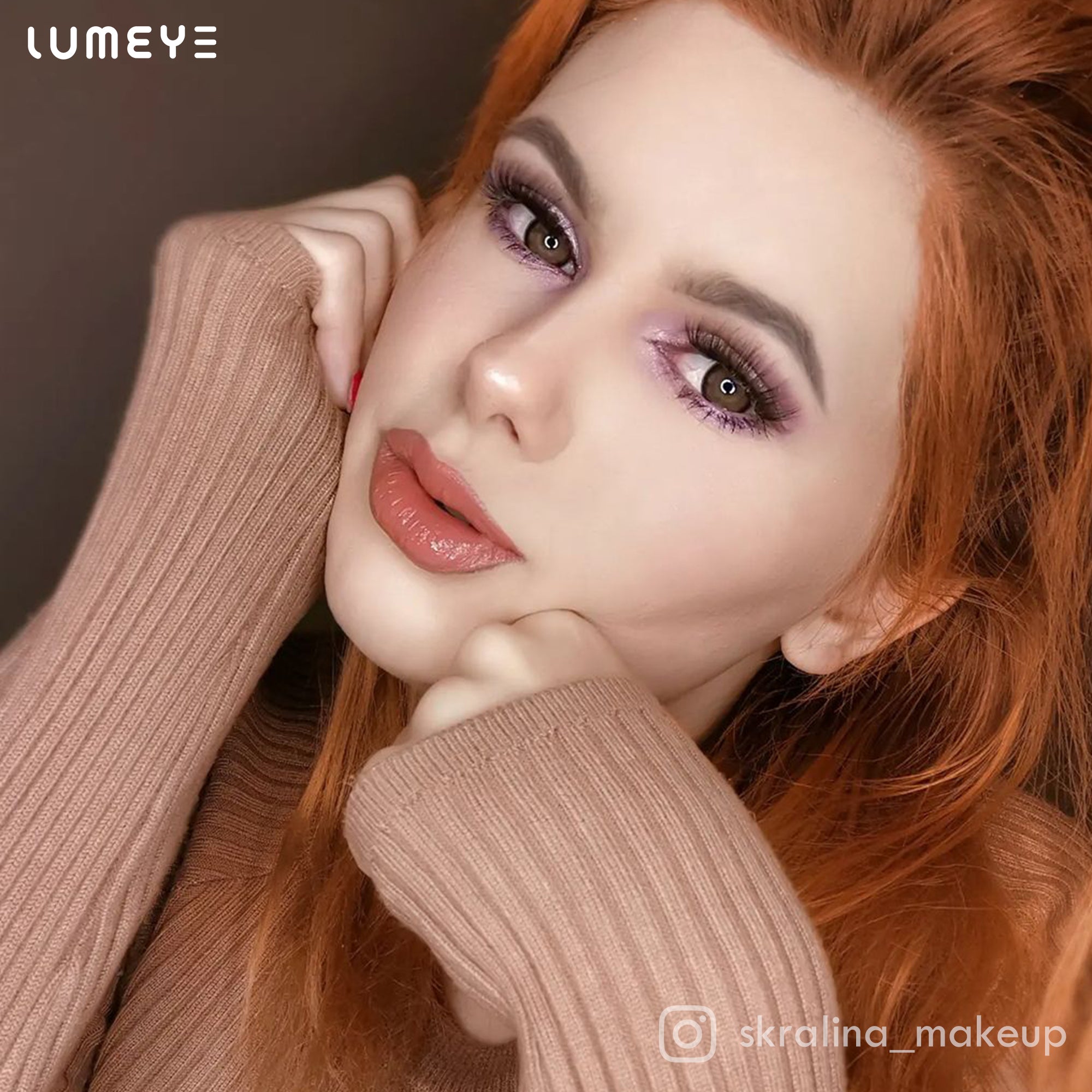 Best COLORED CONTACTS - LUMEYE Tiramisu Brown Colored Contact Lenses - LUMEYE