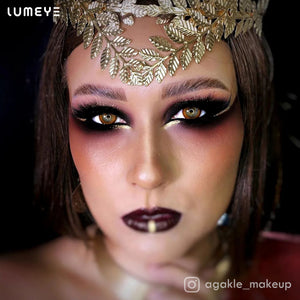 Best COLORED CONTACTS - LUMEYE Wild Desert Brown Colored Contact Lenses - LUMEYE