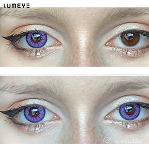 Best COLORED CONTACTS - LUMEYE Will Purple Colored Contact Lenses - LUMEYE