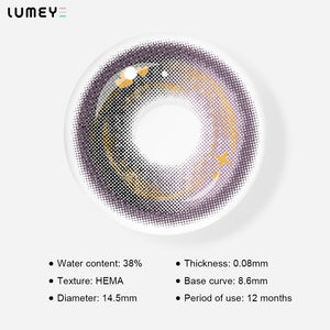 Best COLORED CONTACTS - LUMEYE Fairy Swamp Purple Colored Contact Lenses - LUMEYE
