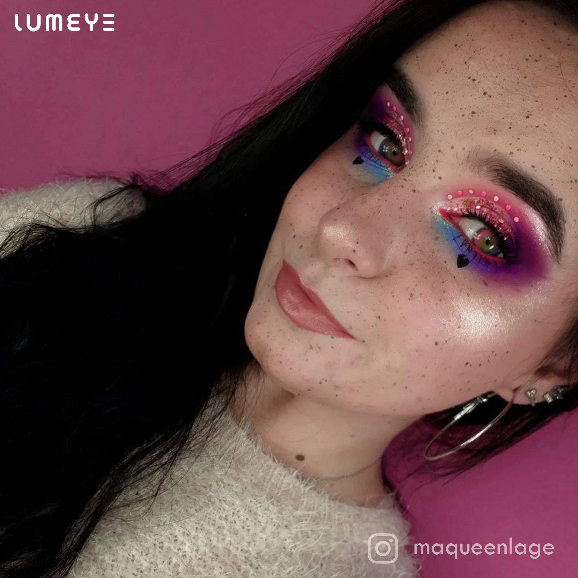 Best COLORED CONTACTS - LUMEYE Anime Pink Colored Contact Lenses - LUMEYE
