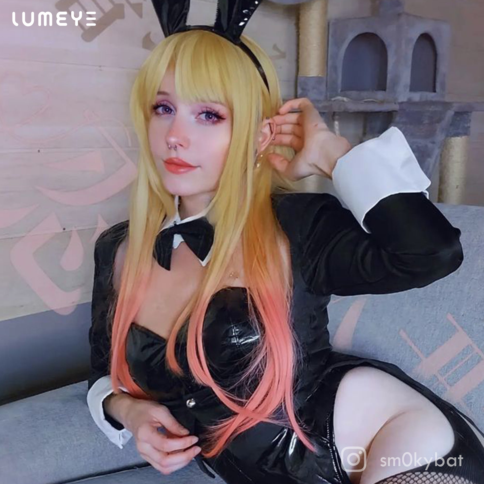Best COLORED CONTACTS - LUMEYE Anime Pink Colored Contact Lenses - LUMEYE