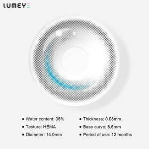 Best COLORED CONTACTS - LUMEYE Light Moon Gray Colored Contact Lenses - LUMEYE