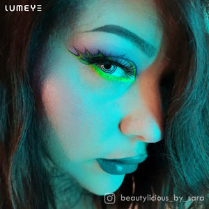 Best COLORED CONTACTS - LUMEYE Swirl Black Colored Contact Lenses - LUMEYE
