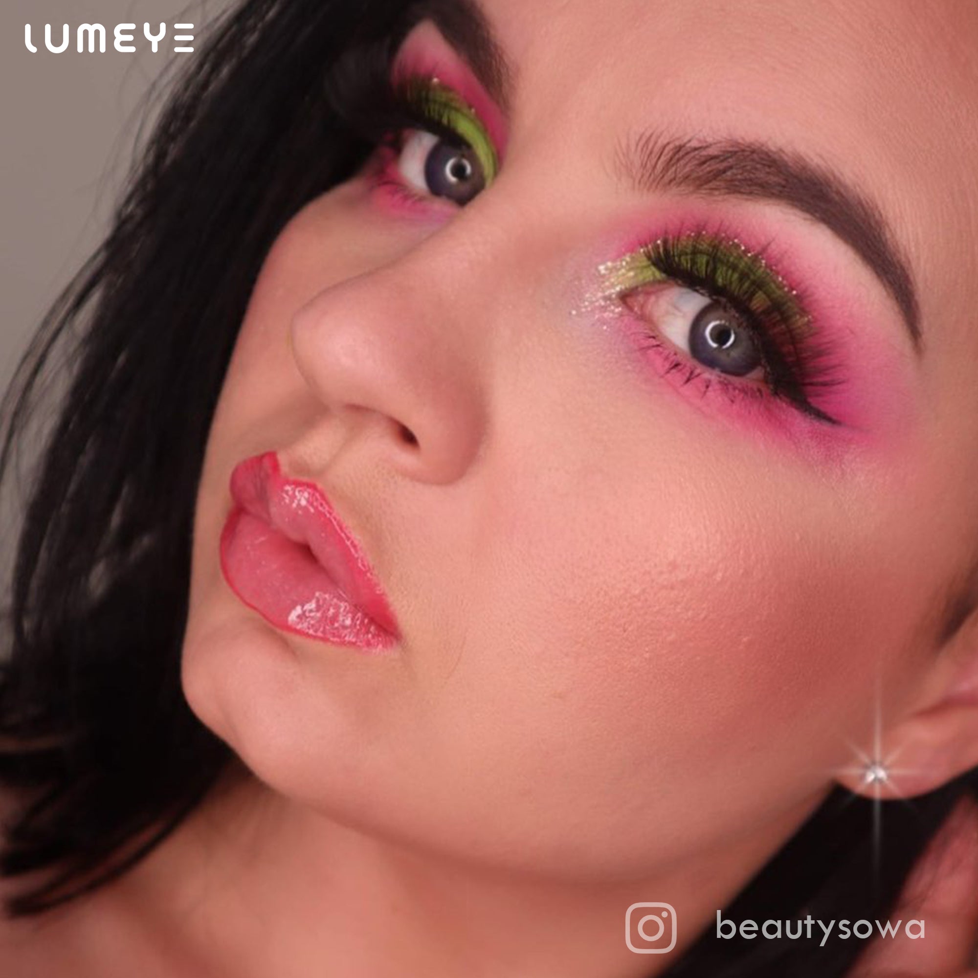 Best COLORED CONTACTS - LUMEYE Lavender Waltz Purple Colored Contact Lenses - LUMEYE