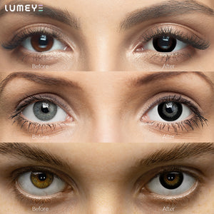 Best COLORED CONTACTS - LUMEYE Tornado Black Colored Contact Lenses - LUMEYE