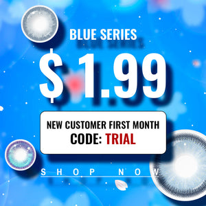 Best COLORED CONTACTS - LUMEYE Blue Series Colored Contact Lenses - LUMEYE