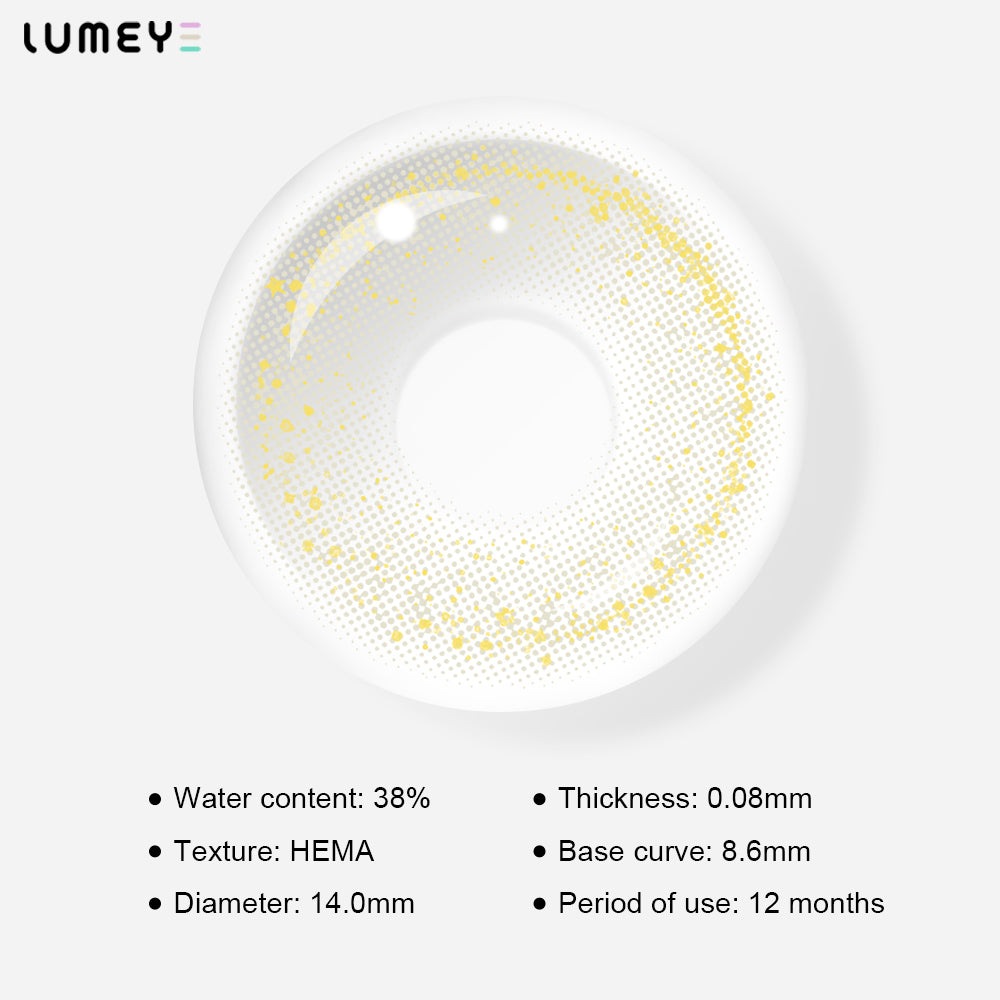 Best COLORED CONTACTS - LUMEYE Moonlight Elf Gray Colored Contact Lenses - LUMEYE