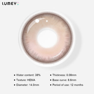 Best COLORED CONTACTS - LUMEYE Tarot Brown Colored Contact Lenses - LUMEYE