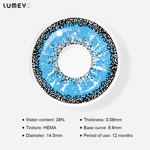 Best COLORED CONTACTS - LUMEYE Will Blue Colored Contact Lenses - LUMEYE