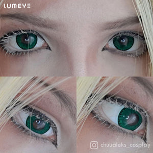 Best COLORED CONTACTS - LUMEYE Demon Green Colored Contact Lenses - LUMEYE