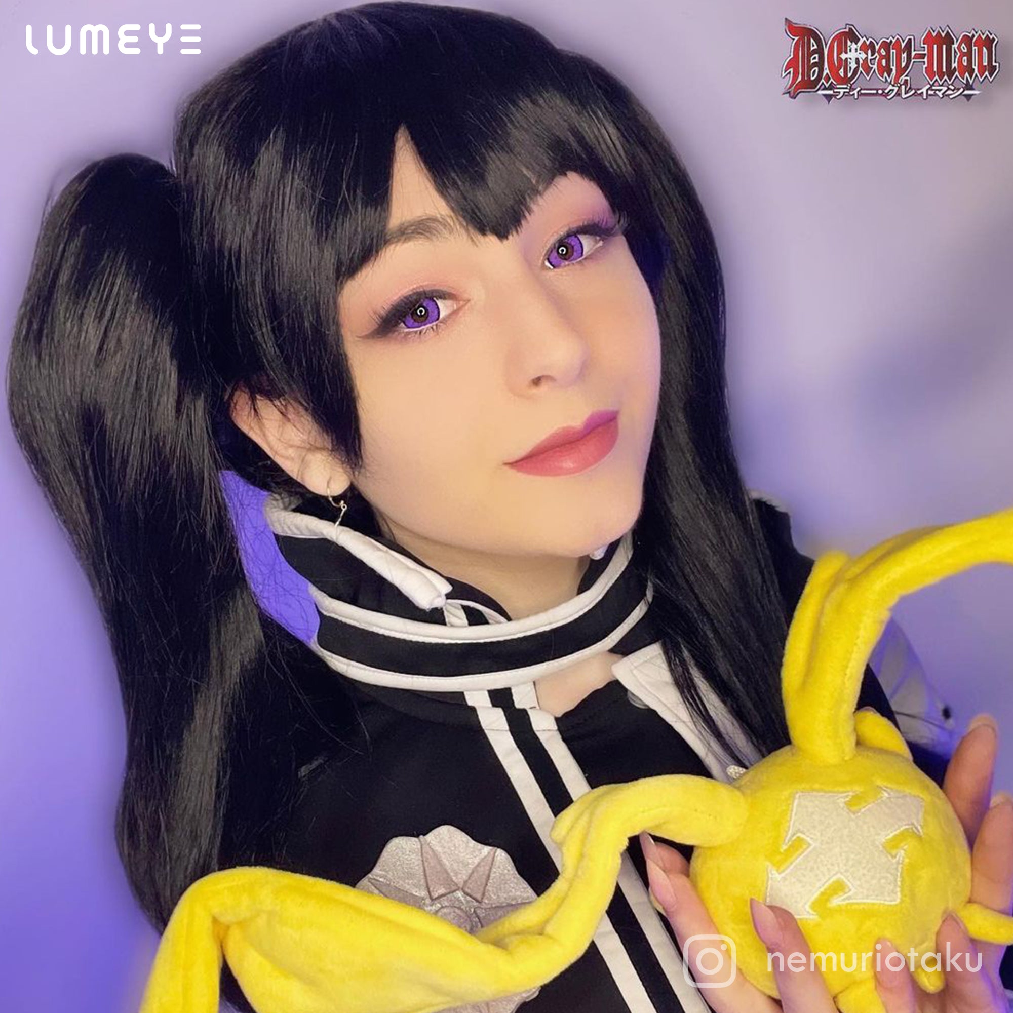Best COLORED CONTACTS - LUMEYE Demon Purple Colored Contact Lenses - LUMEYE