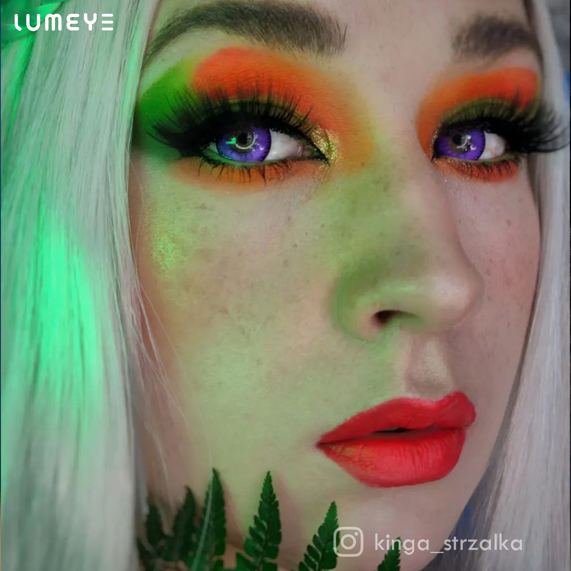 Best COLORED CONTACTS - LUMEYE Demon Purple Colored Contact Lenses - LUMEYE