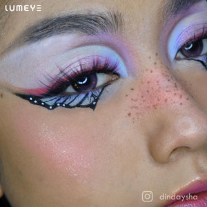 Best COLORED CONTACTS - LUMEYE Fairy Swamp Purple Colored Contact Lenses - LUMEYE