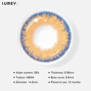 Best COLORED CONTACTS - LUMEYE Real India Colored Contact Lenses - LUMEYE