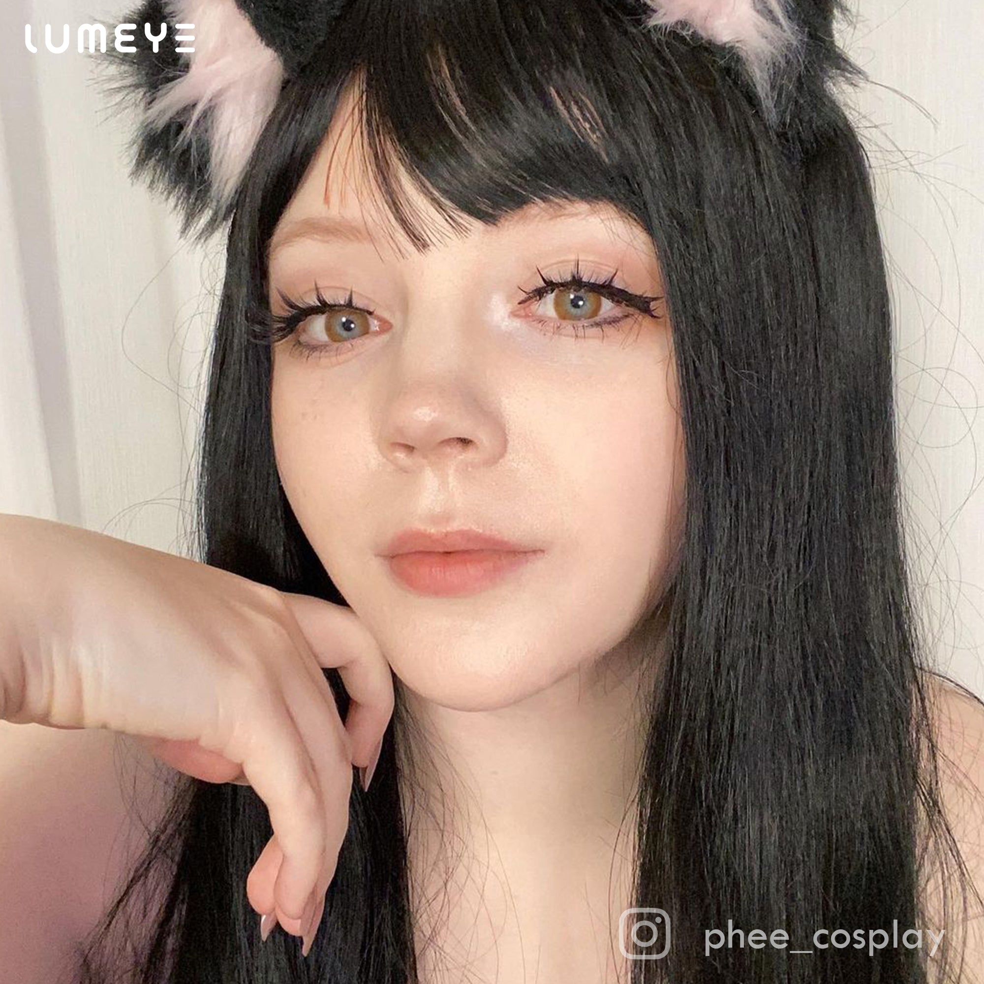 Best COLORED CONTACTS - LUMEYE Eggie Yellow Brown Colored Contact Lenses - LUMEYE
