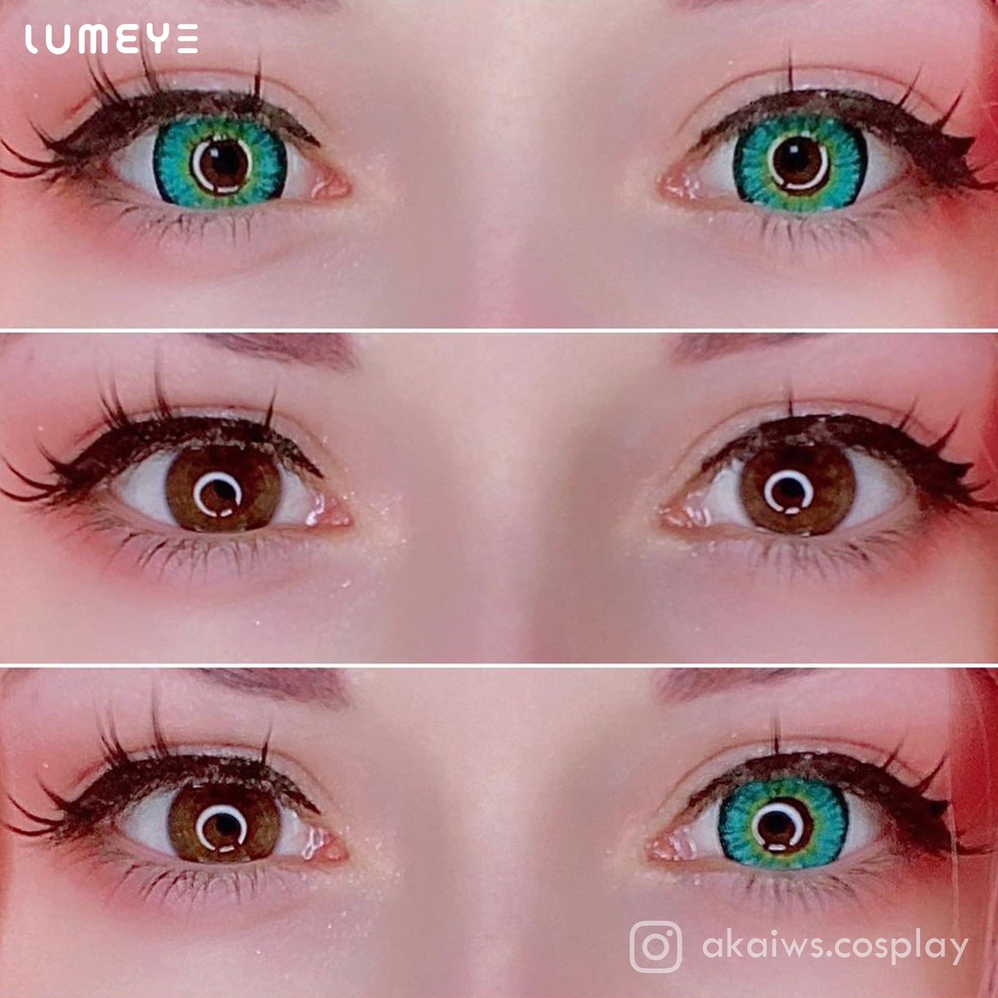Best COLORED CONTACTS - LUMEYE Elf Green Colored Contact Lenses - LUMEYE