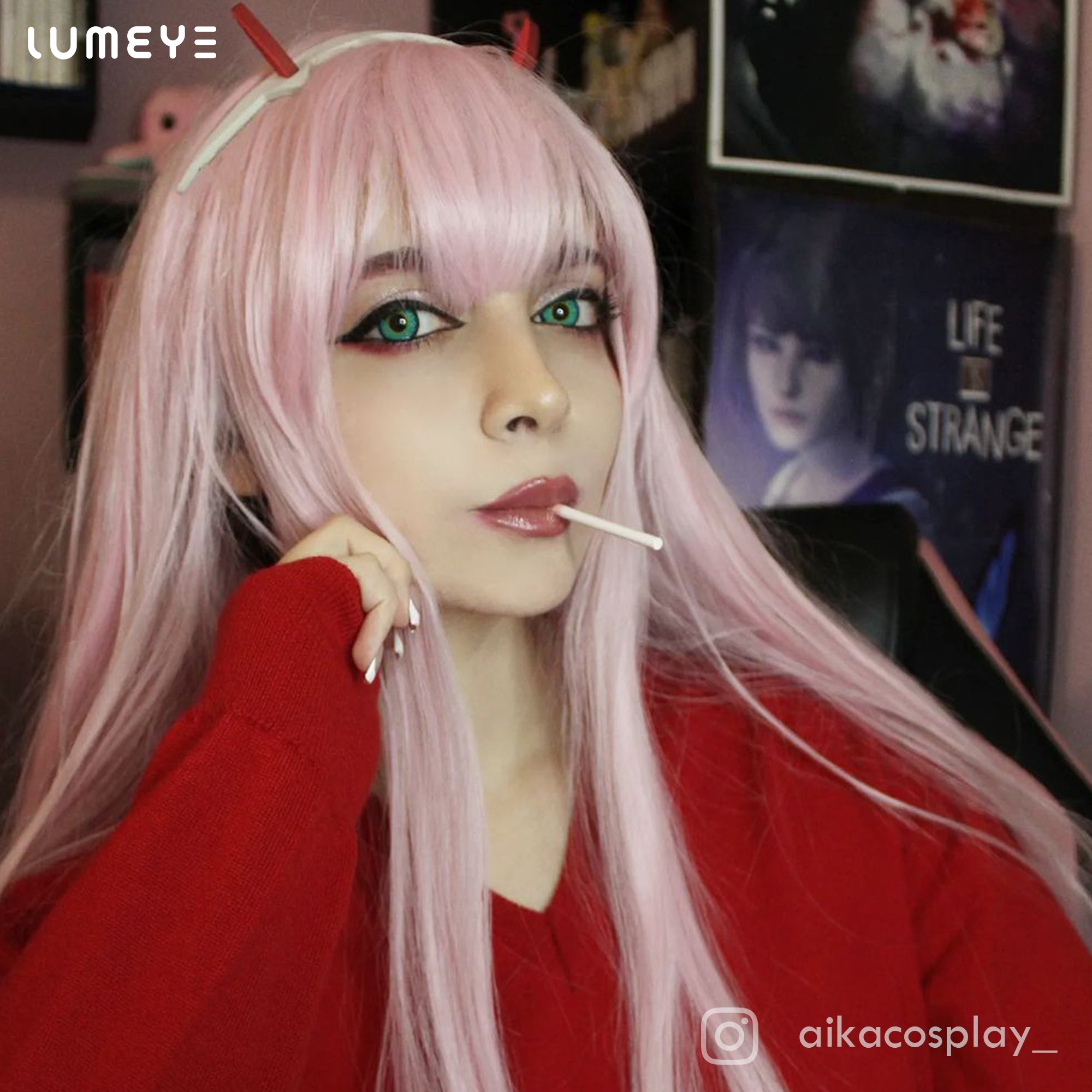 Best COLORED CONTACTS - LUMEYE Elf Green Colored Contact Lenses - LUMEYE