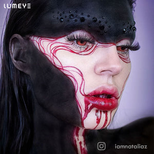 Best COLORED CONTACTS - LUMEYE Elf Red Colored Contact Lenses - LUMEYE