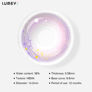 Best COLORED CONTACTS - LUMEYE Roaming Purple Colored Contact Lenses - LUMEYE