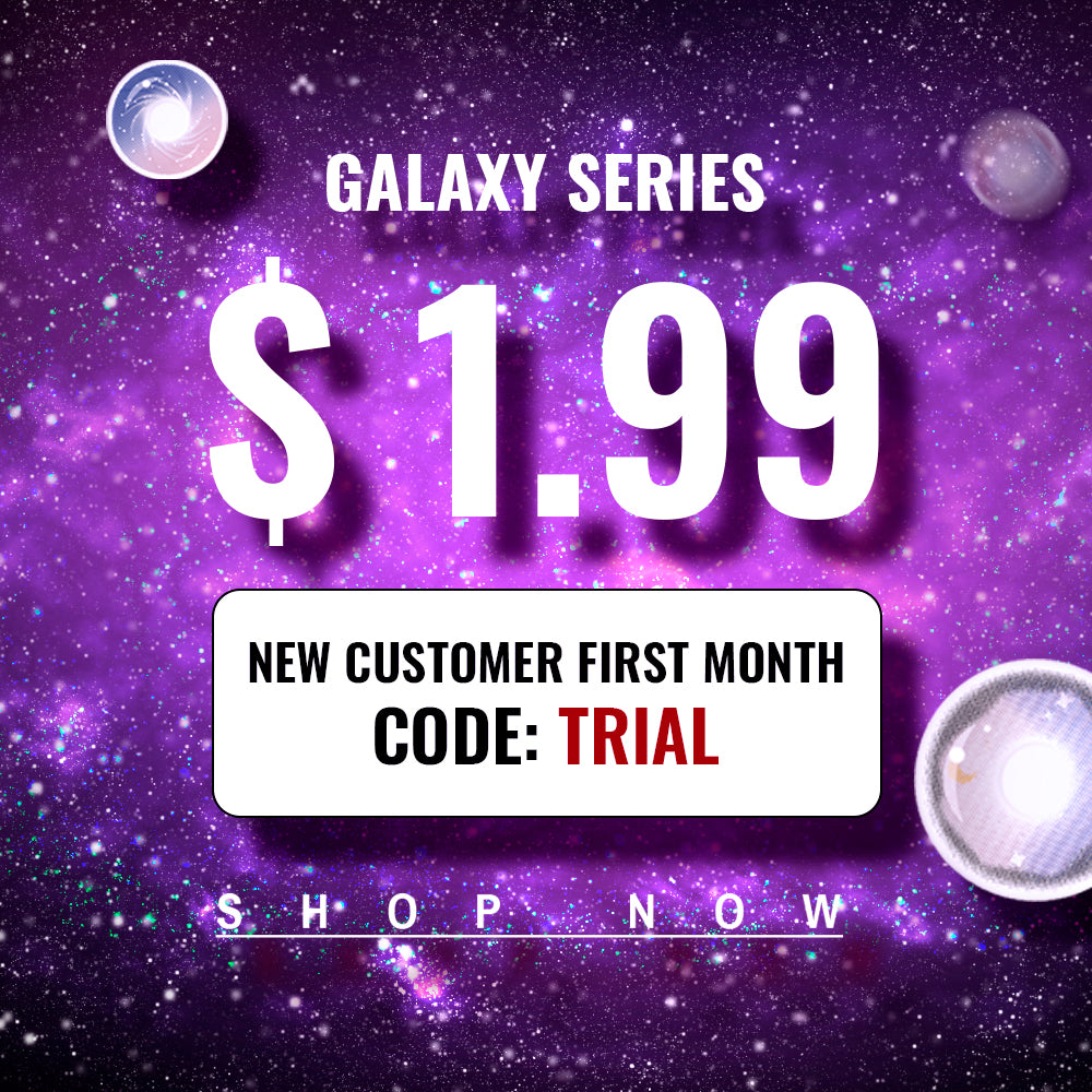 Best COLORED CONTACTS - LUMEYE Galaxy Series Colored Contact Lenses - LUMEYE