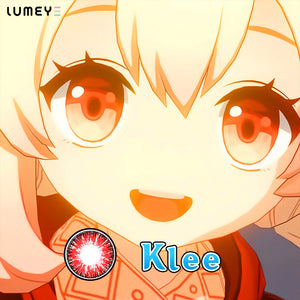 Best COLORED CONTACTS - Genshin Impact - LUMEYE Klee Colored Contact Lenses - LUMEYE