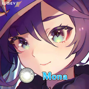 Best COLORED CONTACTS - Genshin Impact - LUMEYE Mona Colored Contact Lenses - LUMEYE