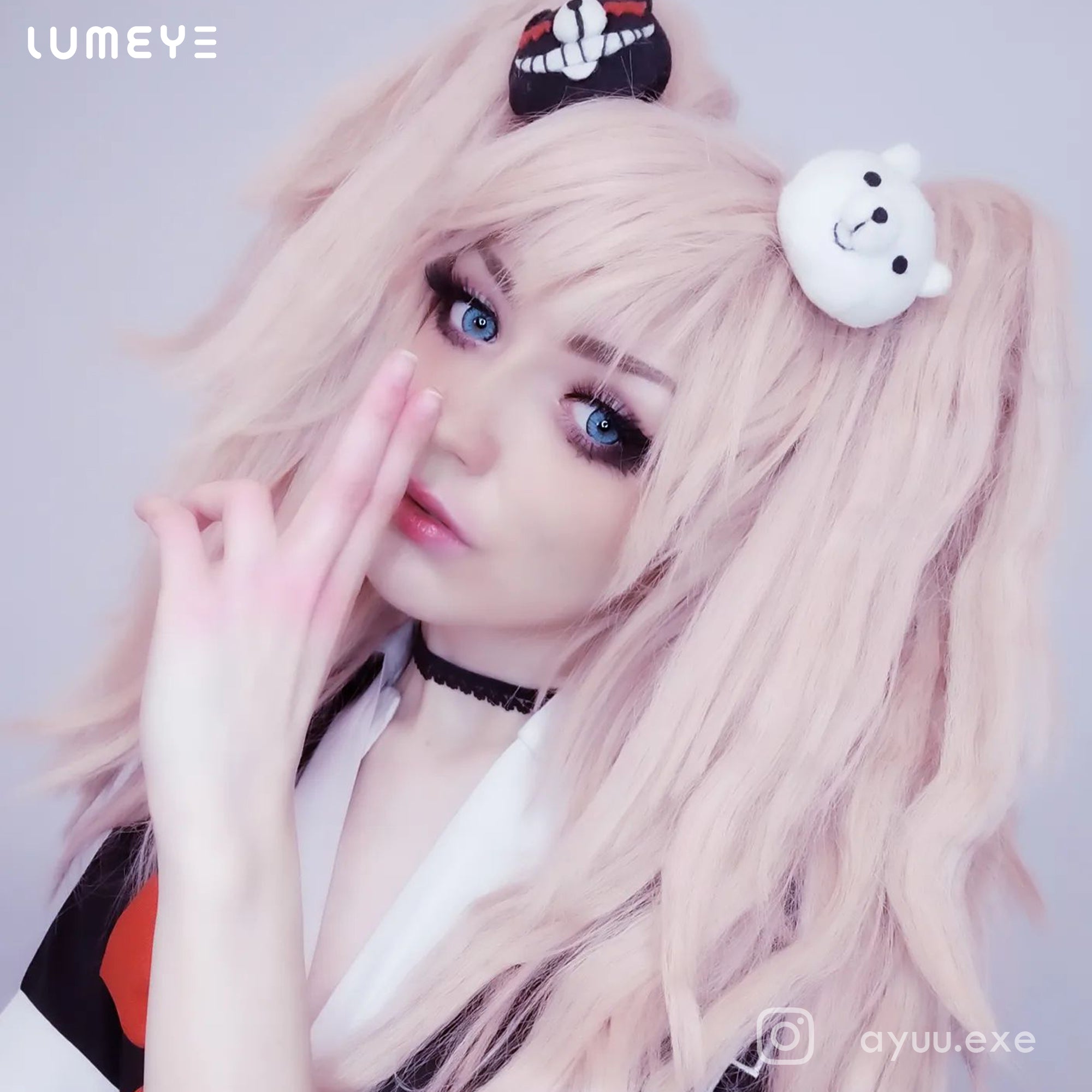 Best COLORED CONTACTS - LUMEYE Mystery Blue Colored Contact Lenses - LUMEYE