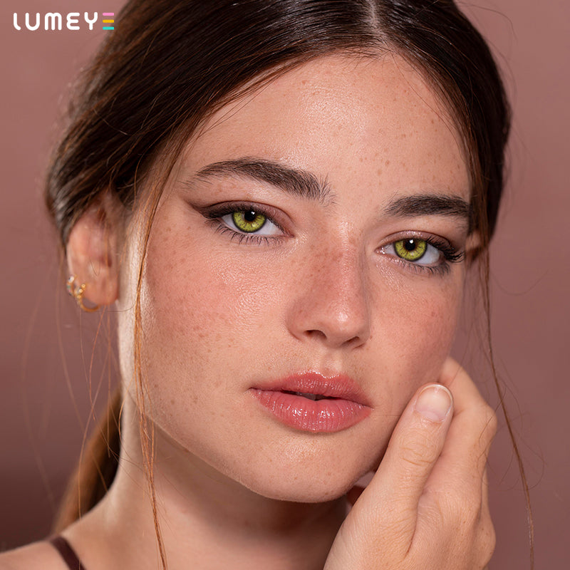 Best COLORED CONTACTS - LUMEYE Kise Ryota Yellow Colored Contact Lenses - LUMEYE