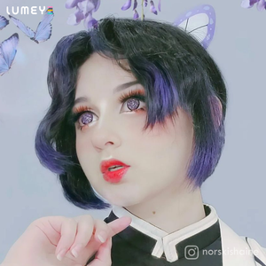 Best COLORED CONTACTS - LUMEYE Sparkle Night Purple Colored Contact Lenses - LUMEYE