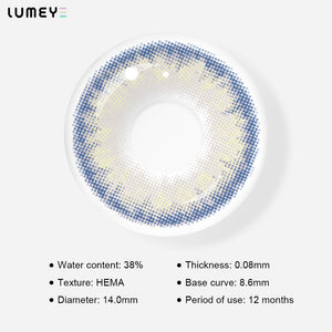 Best COLORED CONTACTS - LUMEYE Real Aqua Blue Colored Contact Lenses - LUMEYE