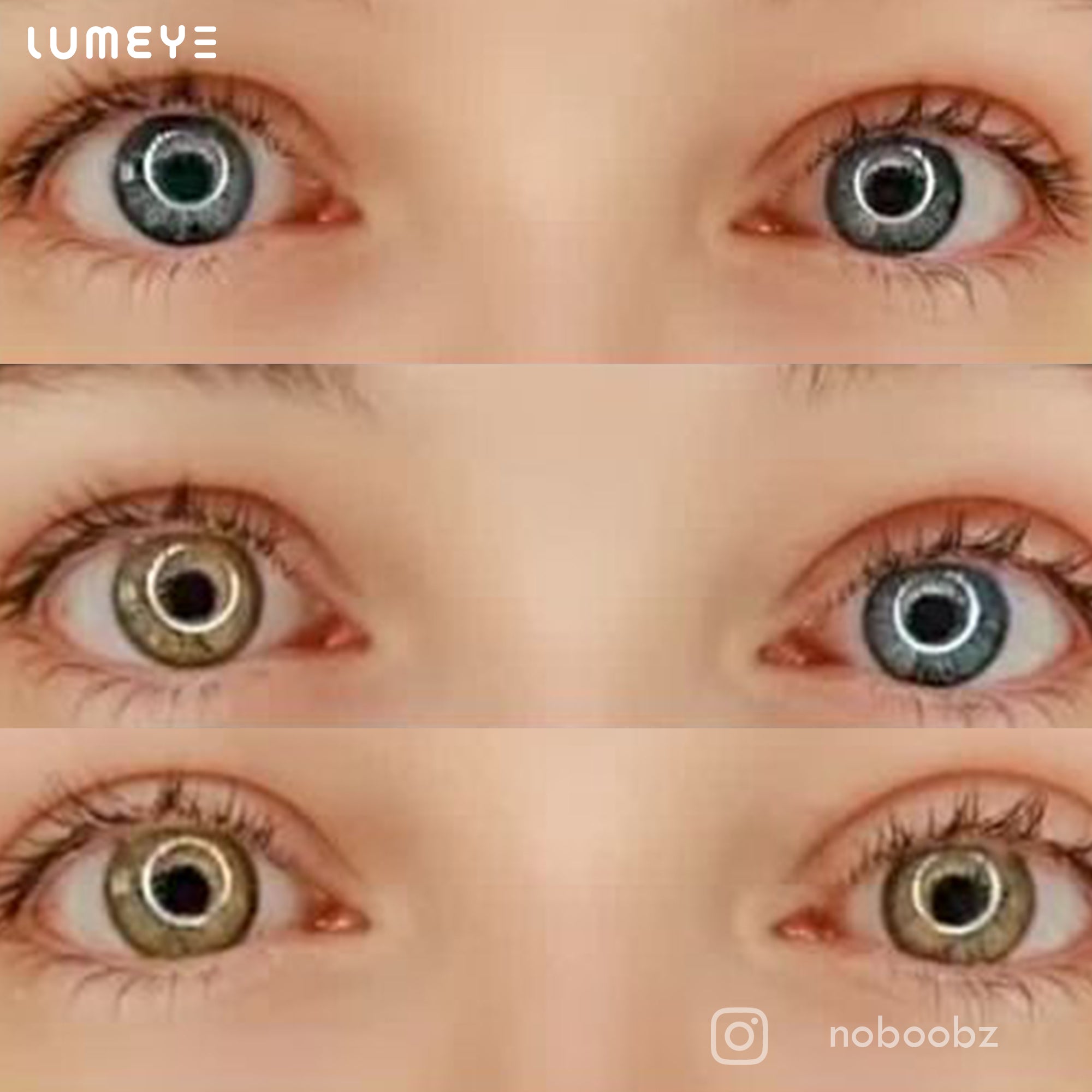 Best COLORED CONTACTS - LUMEYE Elegant Russian Brown Colored Contact Lenses - LUMEYE