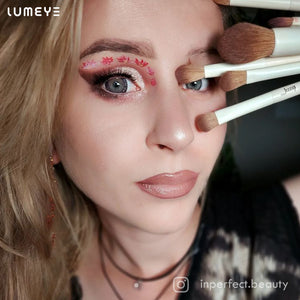 Best COLORED CONTACTS - LUMEYE Tequila Pink Colored Contact Lenses - LUMEYE
