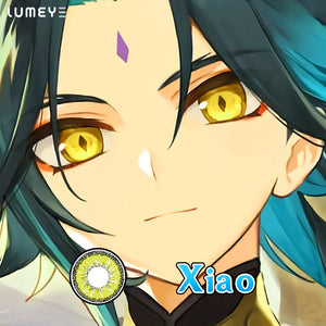 Best COLORED CONTACTS - Genshin Impact - LUMEYE Xiao Colored Contact Lenses - LUMEYE